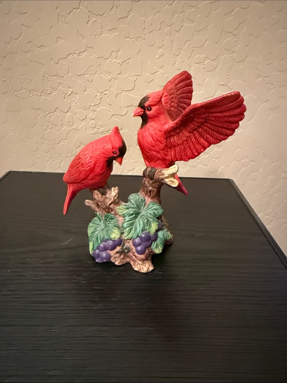 Decorative Red Cardinal Bird Figurine